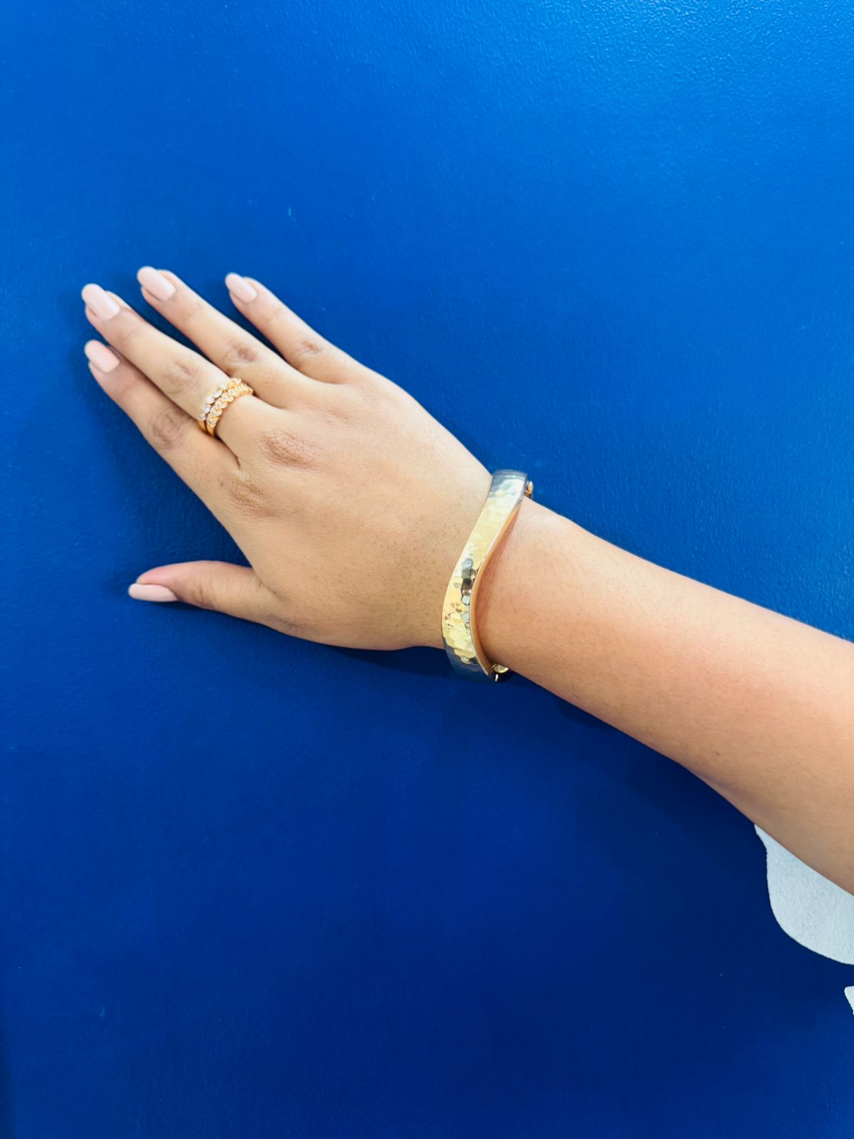 Wavy Open Bangle Bracelet