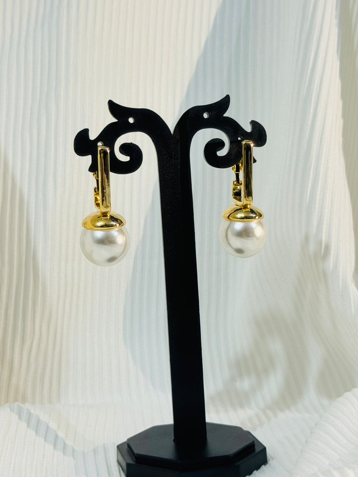 Elegant Golden Hoop Earrings