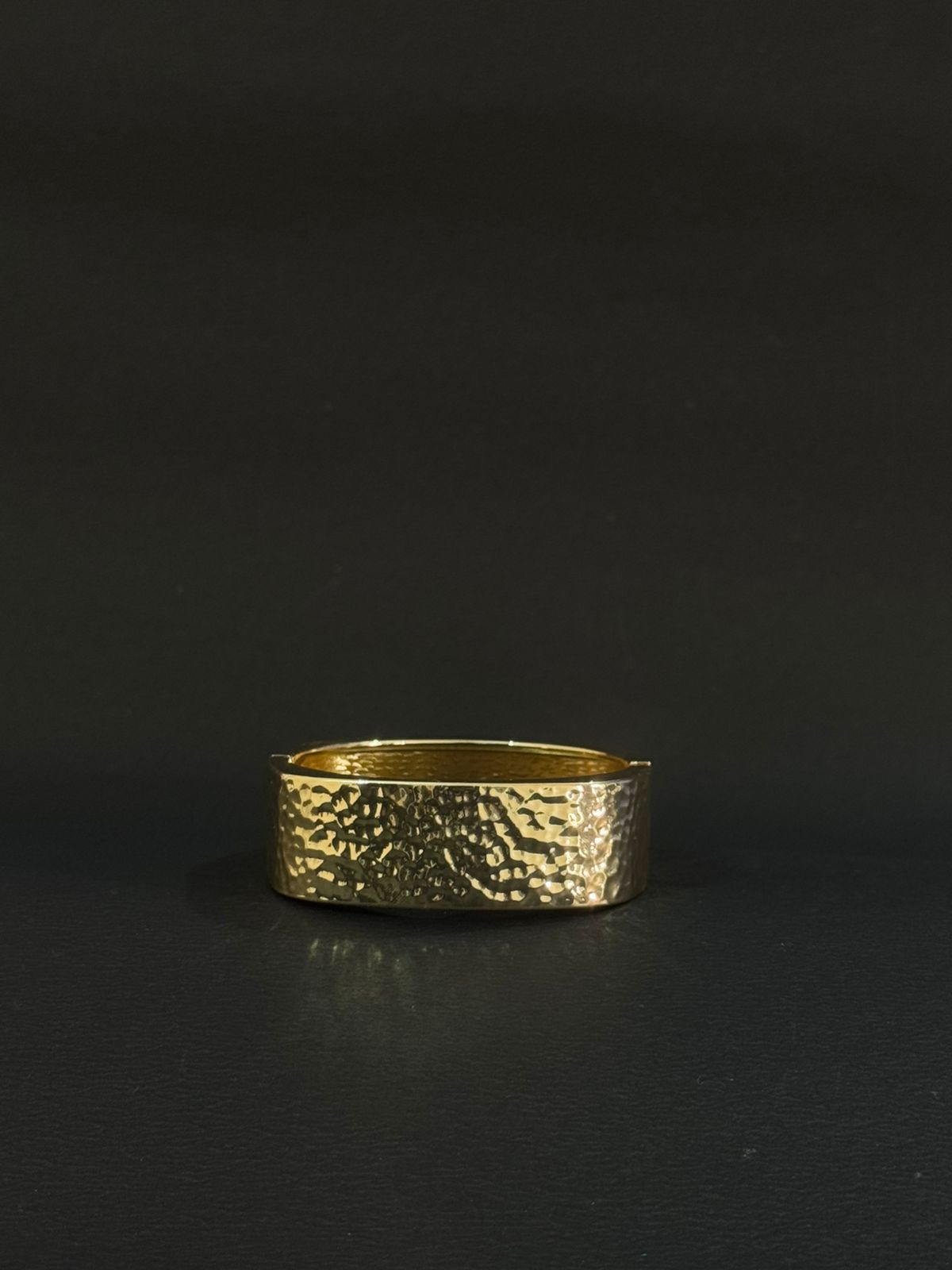 Gold-toned Square Cuff Bracelet