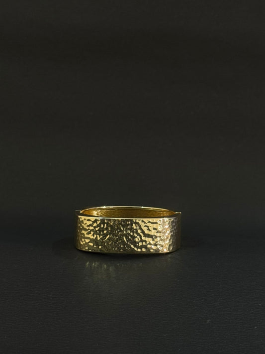 Gold-toned Square Cuff Bracelet