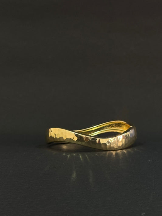 Wavy Open Bangle Bracelet