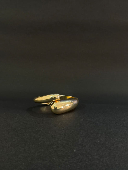 Double Teardrop Shape Bangle