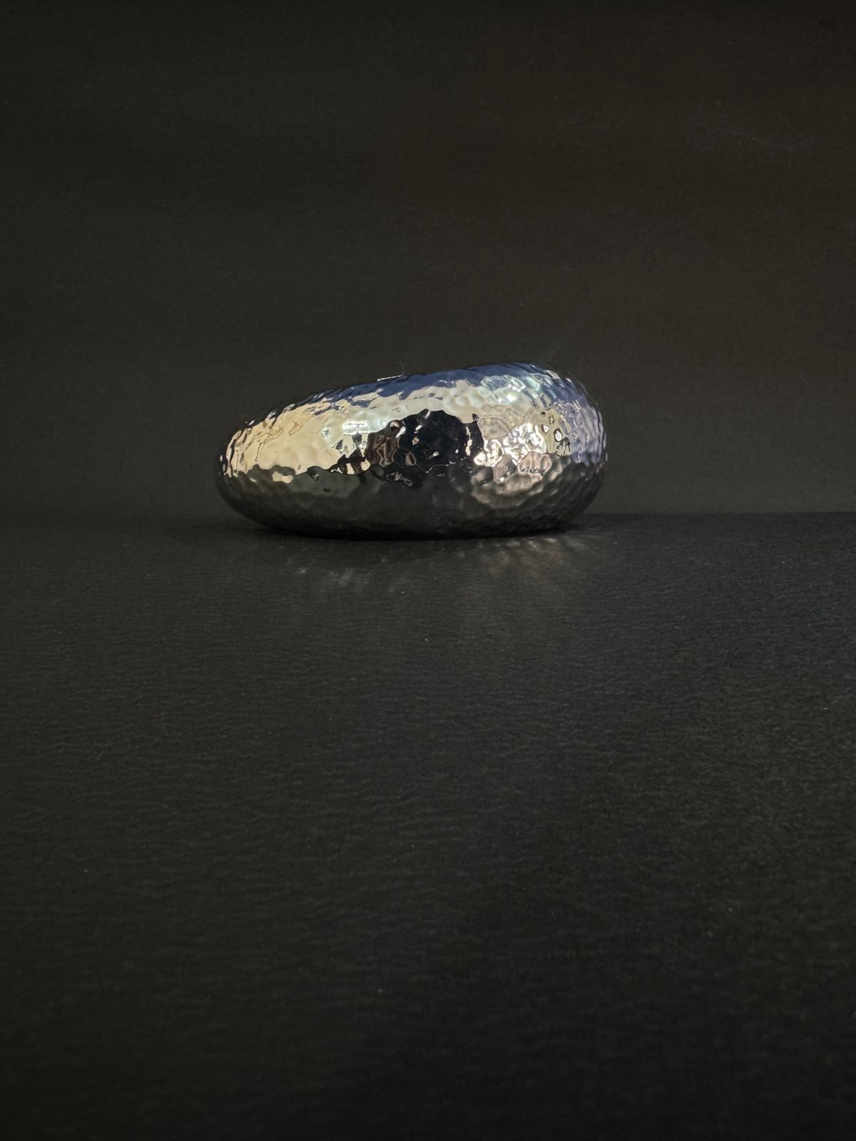 Hammered Gold-Toned Bangle