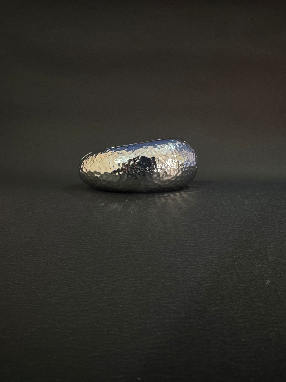 Hammered Gold-Toned Bangle