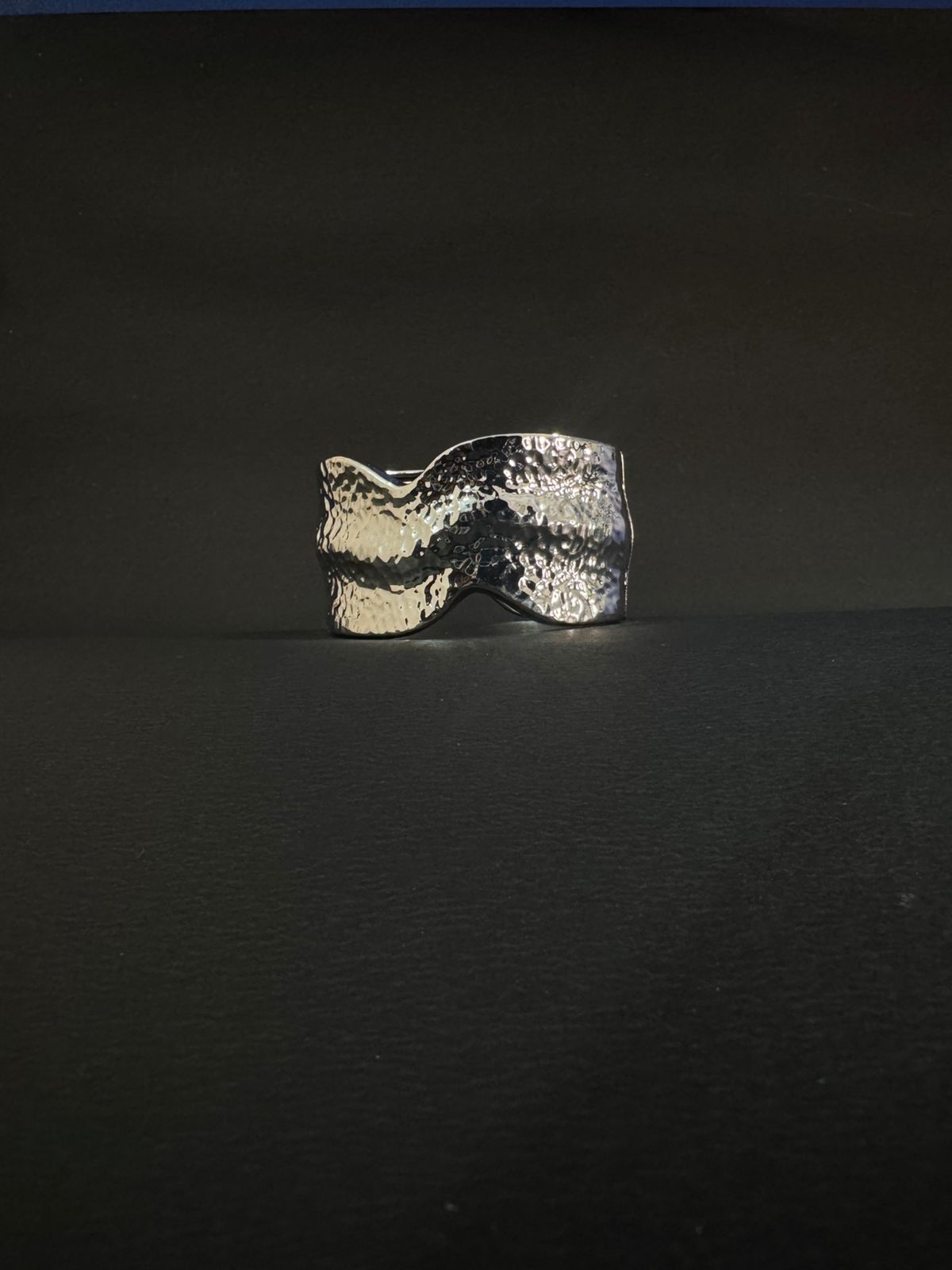 Hammered Gold-Tone Cuff Bracelet