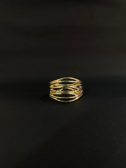 Cuff Bracelet with a Layered