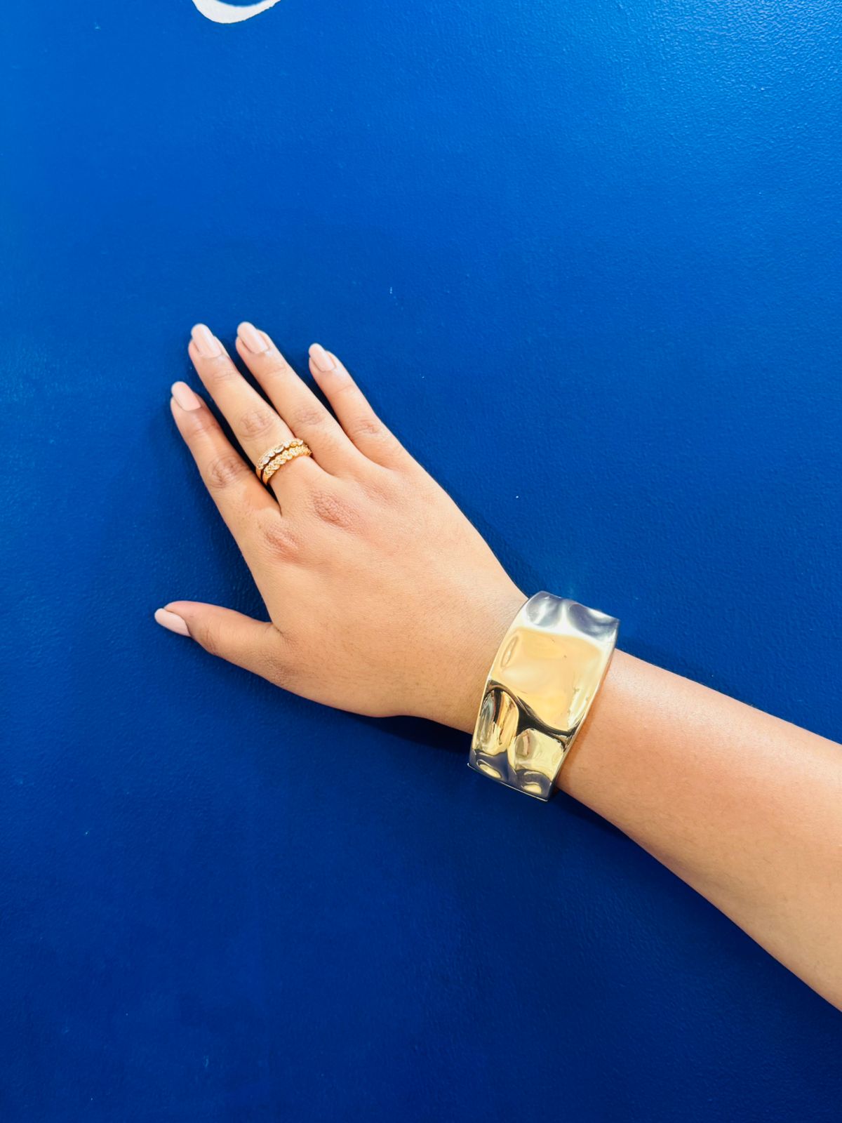 Bashed Cuff Bracelet