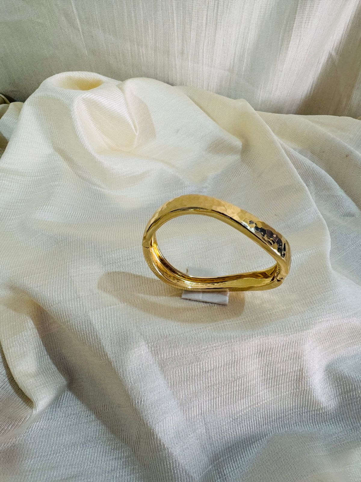 Wavy Open Bangle Bracelet