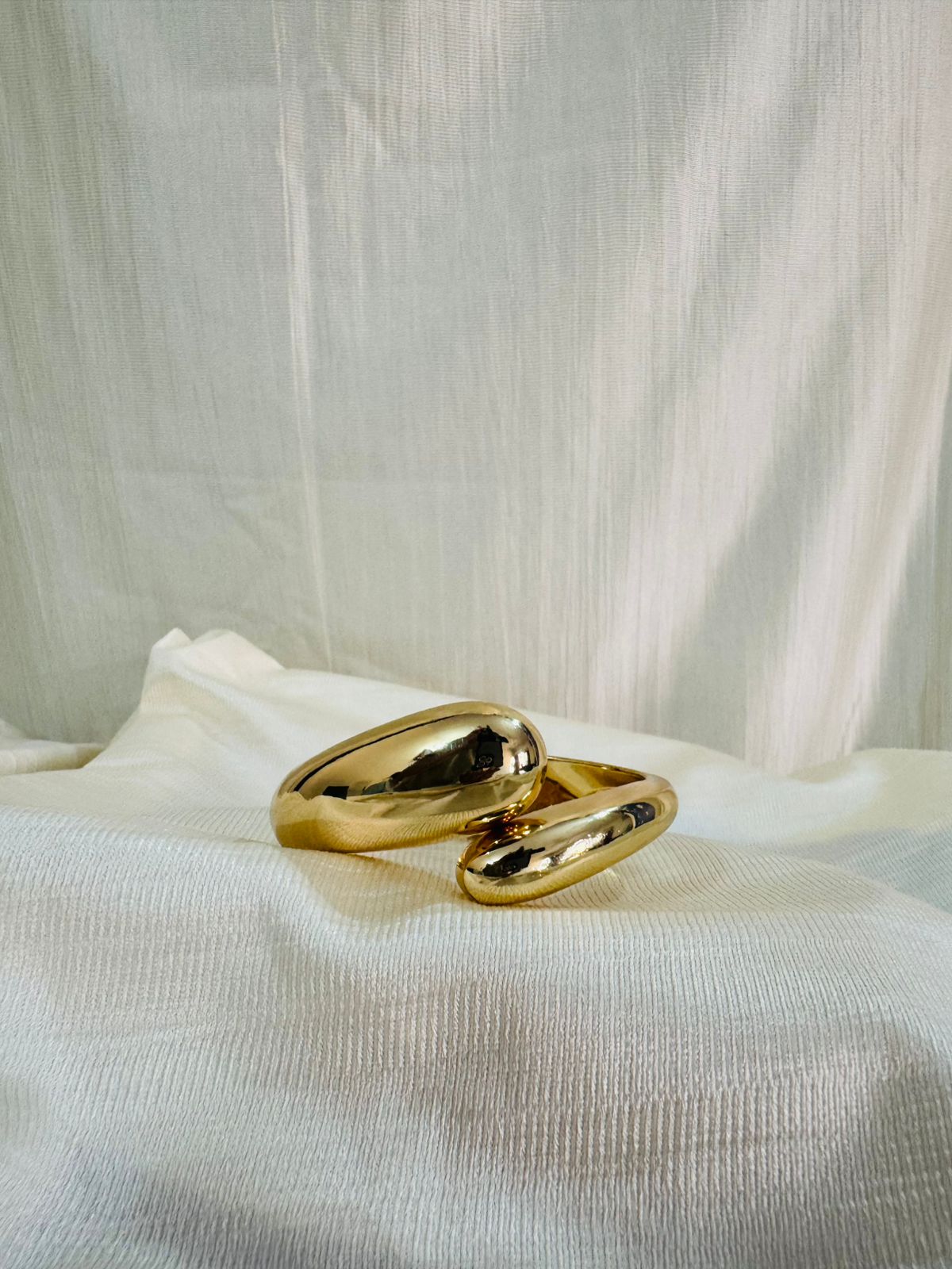 Double Teardrop Shape Bangle